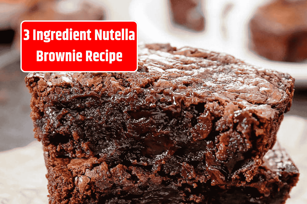 3 Ingredient Nutella Brownie for Single Serving
