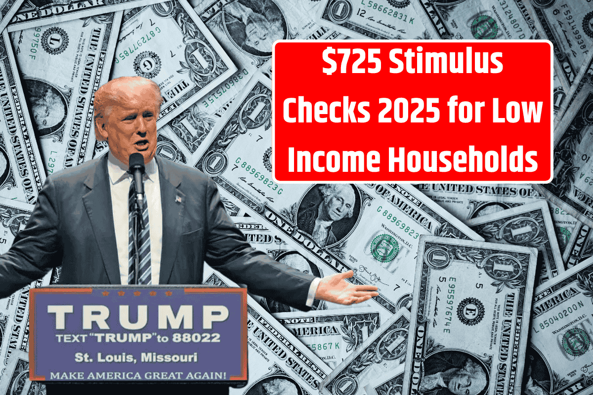 $725 Stimulus Checks 2025 for Low Income Households: Check Eligibility Conditions & Payment Dates